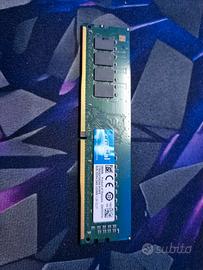 Crucial RAM DDR4 8GB 2400MHz CL17, Memoria PC - CT