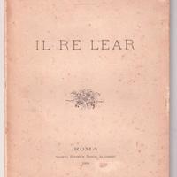 D'Alfonso Il Re Lear aspetti psicologici 1900 1a e