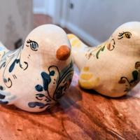 Uccellini Caltagirone Ceramica Decorati