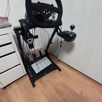 Volante pedaliera e cambio piu cuffie e appoggio