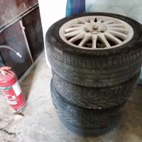 4 ruote  cerchi con gomme per Alfa 147, 159 etc.