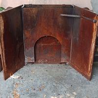 caminetto prefabbricato in ghisa