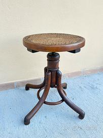THONET Originale Sgabello pianoforte 1890-1910