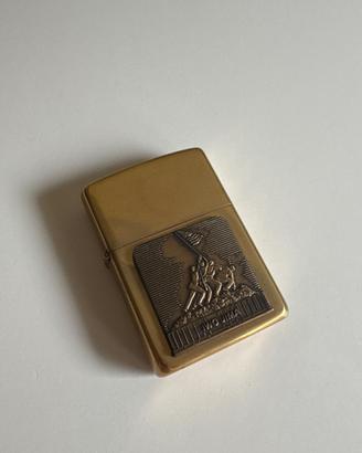 Accendino Zippo a olio Iwo Jima Marine Corps