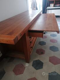 Bancone da disegno Riva 1920 - ciliegio massello