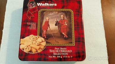Scatola latta vintage Walker's 