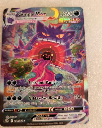 carta PokémonTCG  gengar vmax