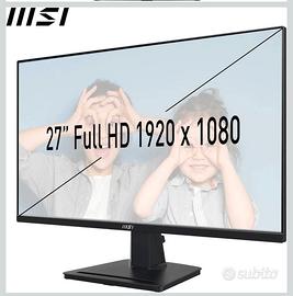 DISPONIBILE SCHERMO DA 27" FHD