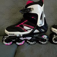 rollerblade nuovi con casco e set protezioni