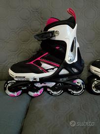 rollerblade nuovi con casco e set protezioni