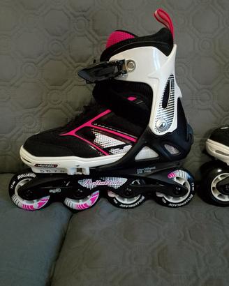 rollerblade nuovi con casco e set protezioni