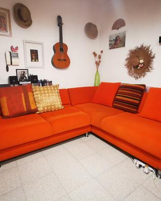  N. 2 Divani velluto arancio