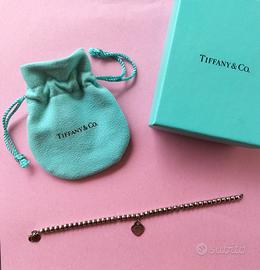 Tiffany bracciale Bead Heart Tag in argento