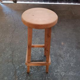 sgabello in legno
