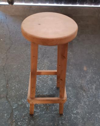 sgabello in legno