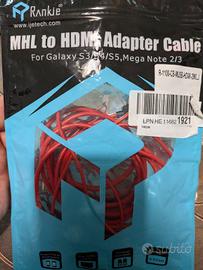 CAVO MHL PER SAMSUNG GALAXY S3 S4 S5 NOTE 2 NOTE 3