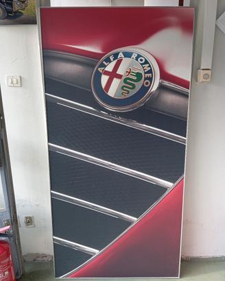 INSEGNA PUBBLICITARIA ALFA ROMEO 90 X 180