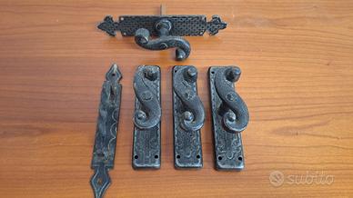 Lotto Ferramenta Rustica Nero Antico