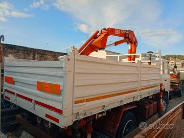 Renault 160 con gru e ribaltabile