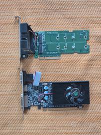 Pcie x2 slot m2ve ssd disk +nvidia pcie video