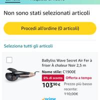 babyliss wave secret air piastra capelli onde bocc