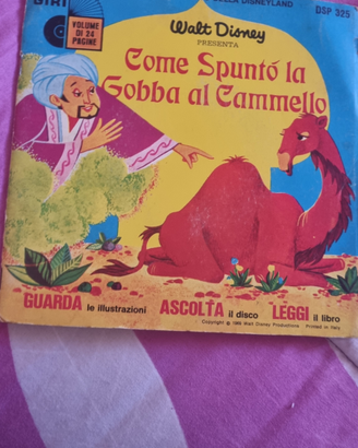 Disco-libro vinile vintage 1969, Walt Disney