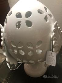 Palais Royal Pumo in ceramica traforata bianca