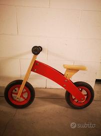 Balance bike, bici senza pedali legno