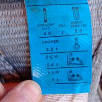 Fascia di sollevamento o traino per 4 tonnellate