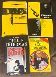 4 libri gialli e noir