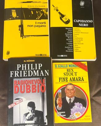 4 libri gialli e noir