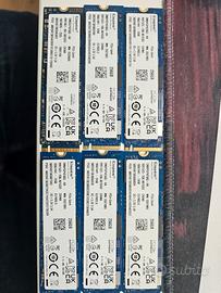 kingston m.2 ssd 4.0 256gb 6 pezzi
