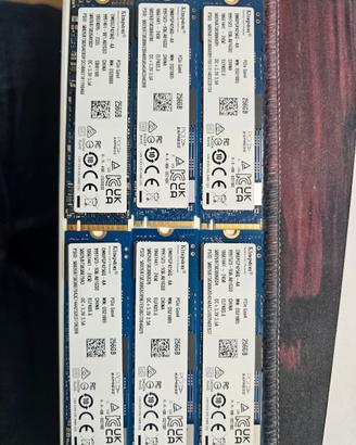 kingston m.2 ssd 4.0 256gb 6 pezzi