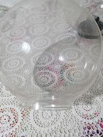 Lampione da giardino trasparente SOLO sfera