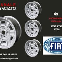 4 Cerchi CROMODORA CD66 6x 13 4x98 et 13 fiat