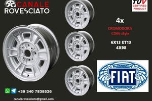 4 Cerchi CROMODORA CD66 6x 13 4x98 et 13 fiat