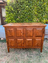 Madia fariniera in legno restaurata