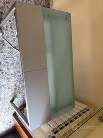 Scrivania/tavolo Calligaris in vetro satinato