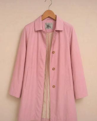 Vintage Trench rosa Burberrys' Car Coat spolverino