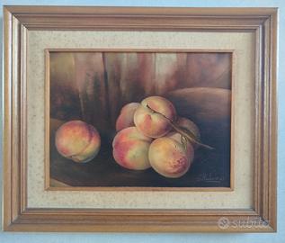 Dipinto a olio su tela, natura morta, Giovanni Bar