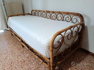 Divano letto in bambù + materasso