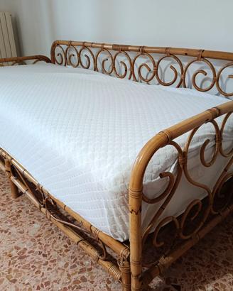 Divano letto in bambù + materasso