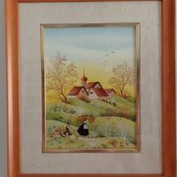 Quadro paesaggio campagna Marina Zen