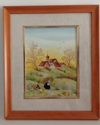Quadro paesaggio campagna Marina Zen