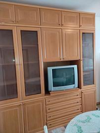 Mobile soggiorno / cucina noce chiaro