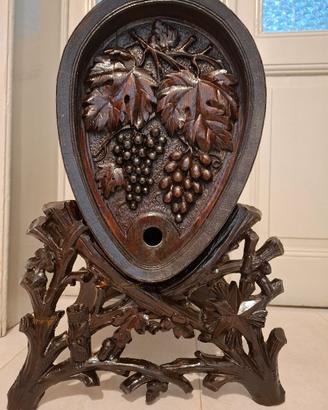 botticella in legno con fascio littorio spezzato