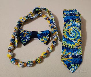 orecchini ,collane ,cravatte e papillon