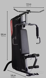 PANCA PER PALESTRA MULTIFUNZIONALE