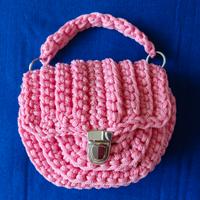 Borsetta donna/bambina a uncinetto