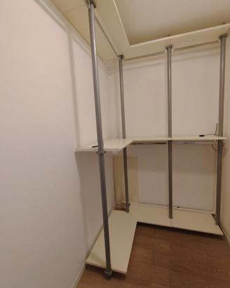 Struttura per Cabina Armadio smontata